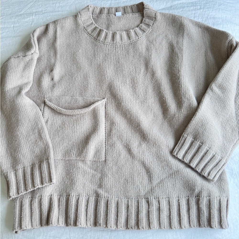Cozy Beige Sweater